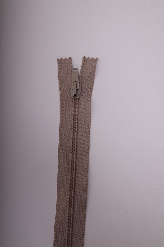 Zipper 55 cm, beige