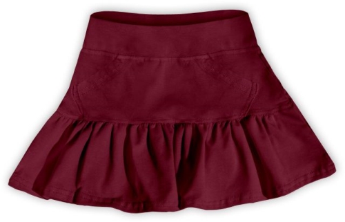 Girl's skirt, bordeaux
