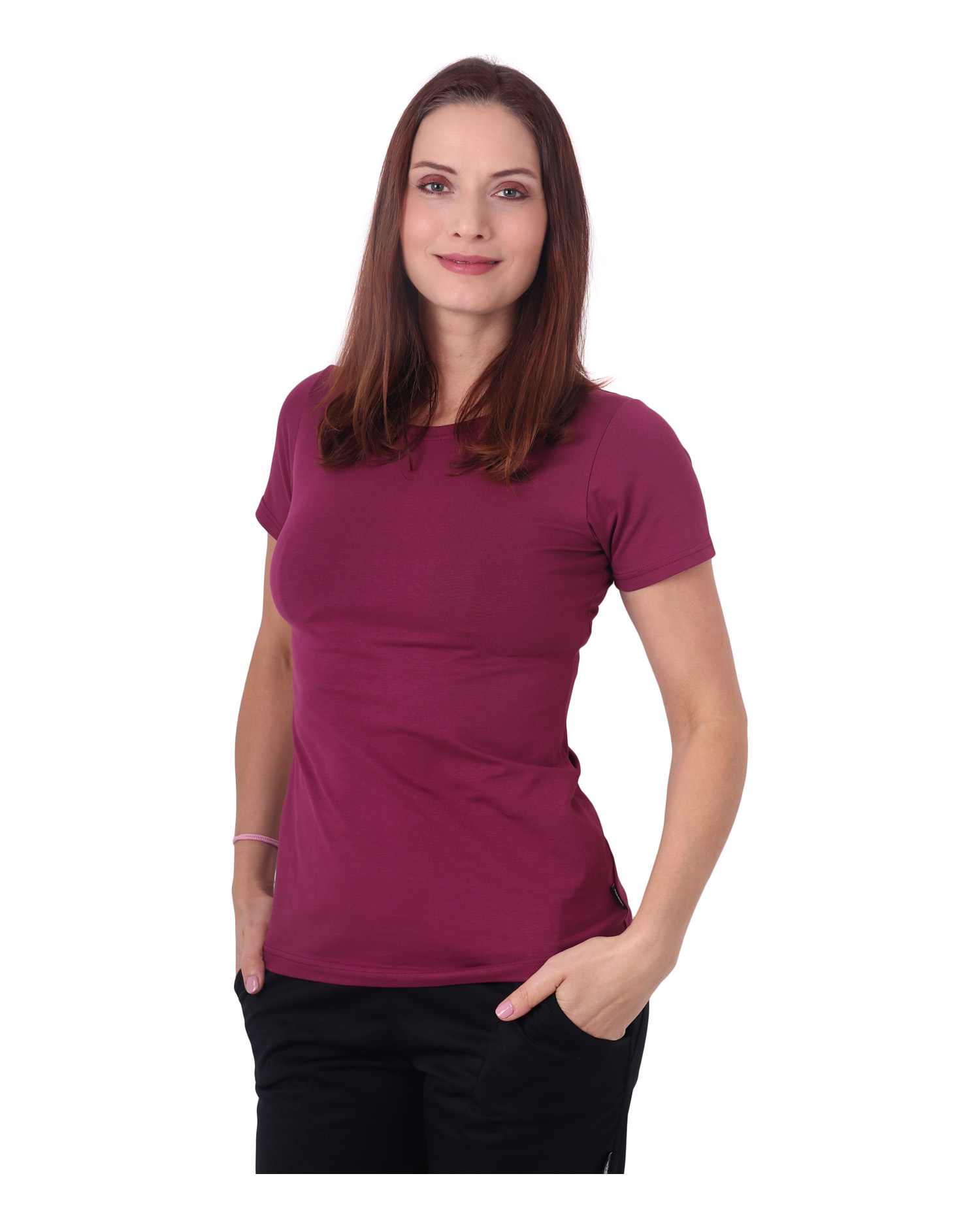 Women´s T-shirt Natalie, short sleeves, cyclamen