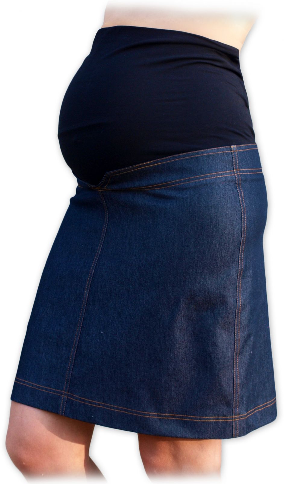 Těhotenská sukně riflová Klára