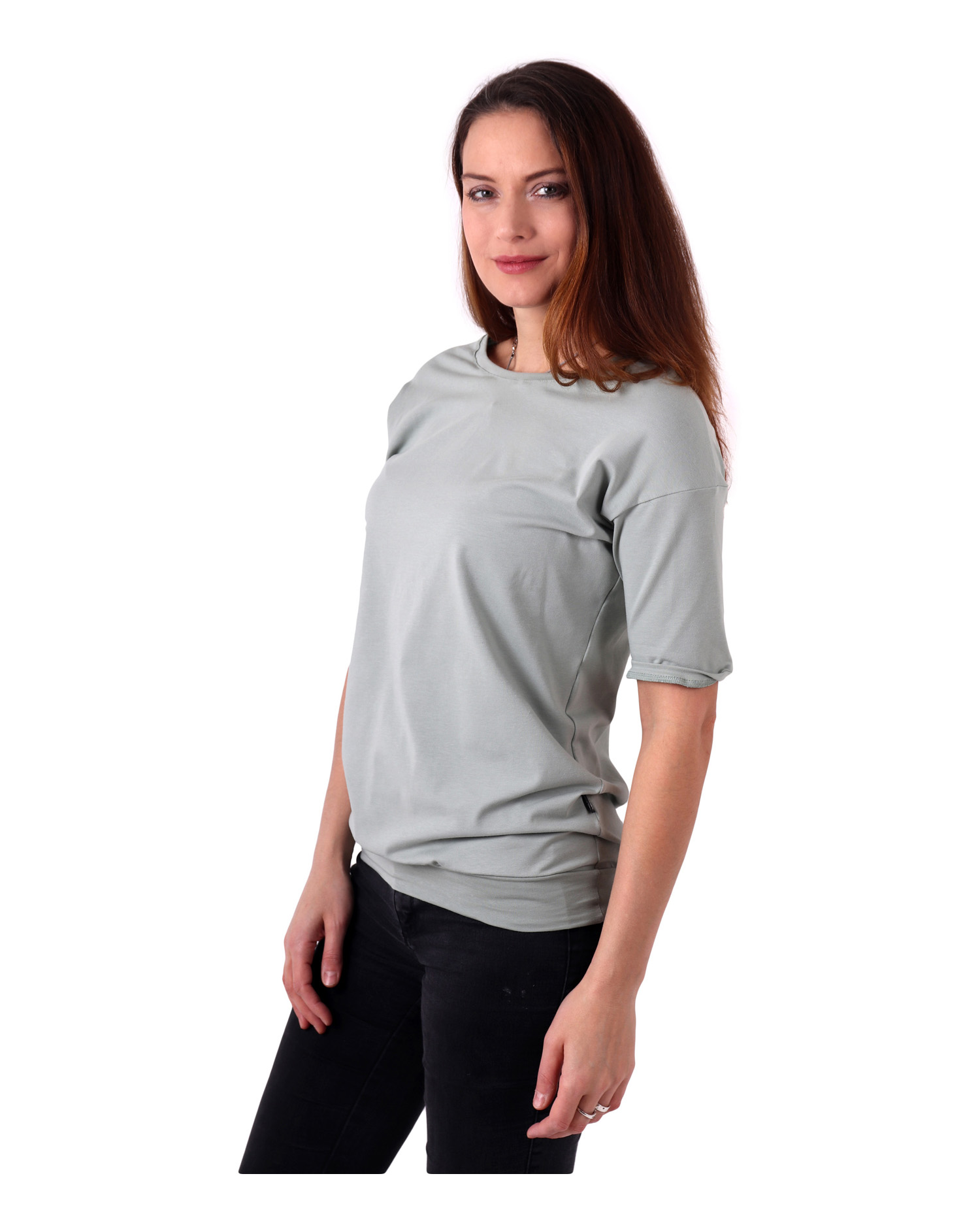 Women´s oversized T-shirt Darina, olive