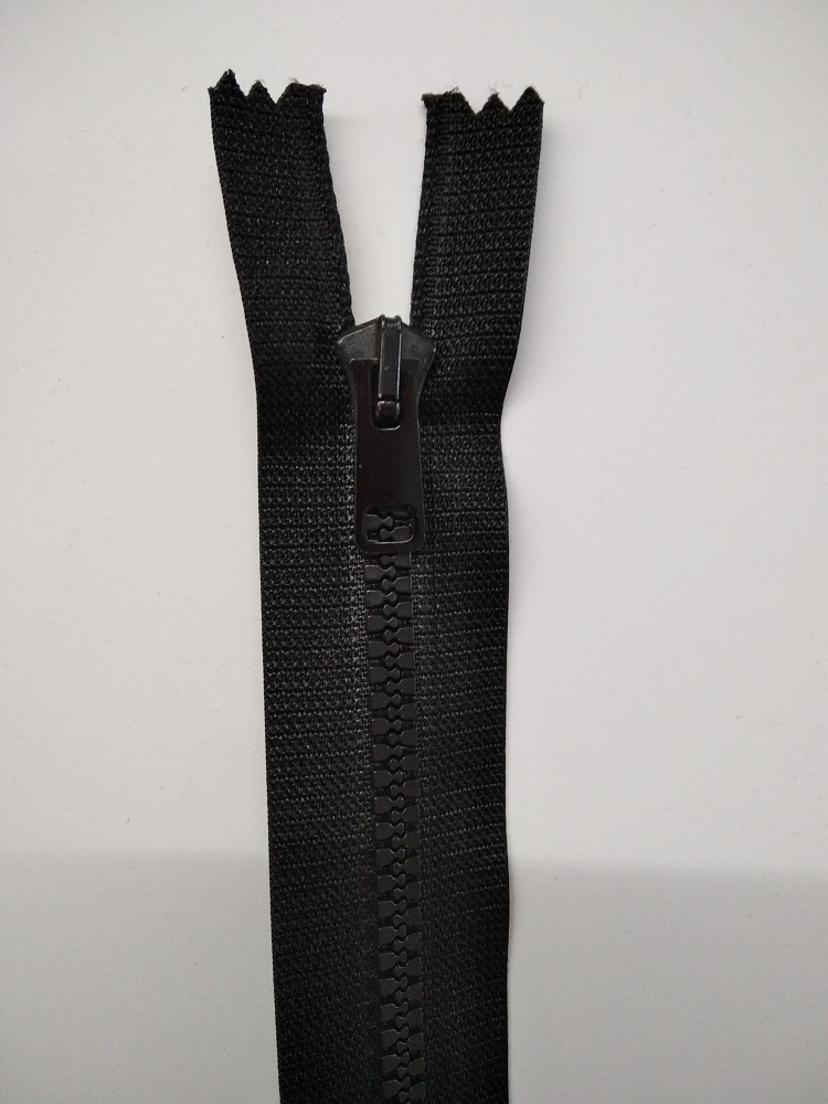 Zipper 65 cm, black
