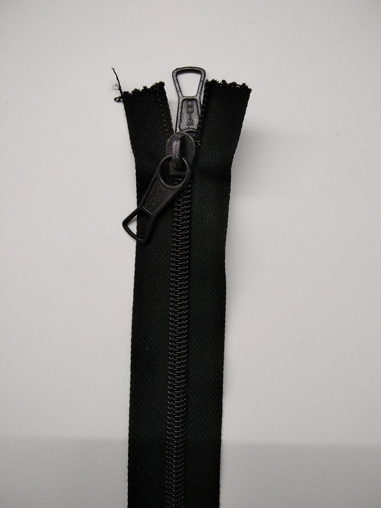 Zipper 200cm, black