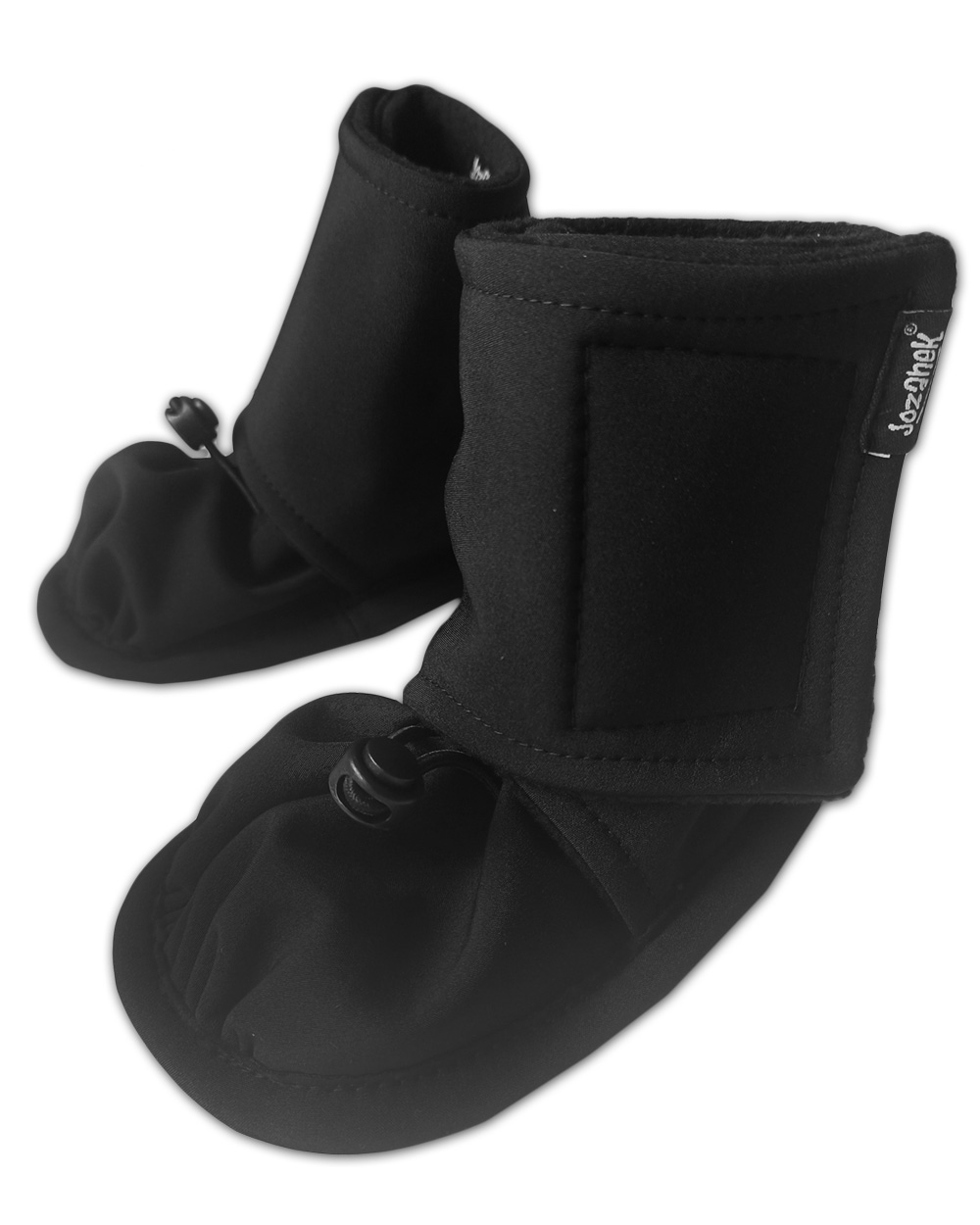 Zimné topánočky softshell + fleece, čierne