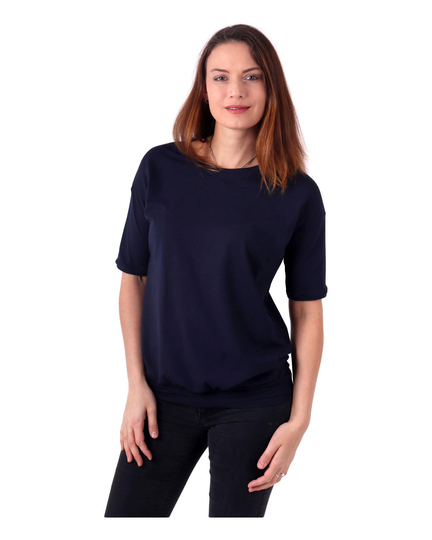Women´s oversized T-shirt Darina, dark blue
