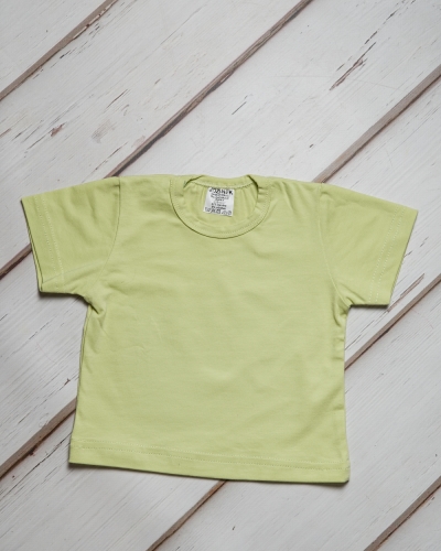 Tričko pro miminko, krátký rukáv, světle zelené