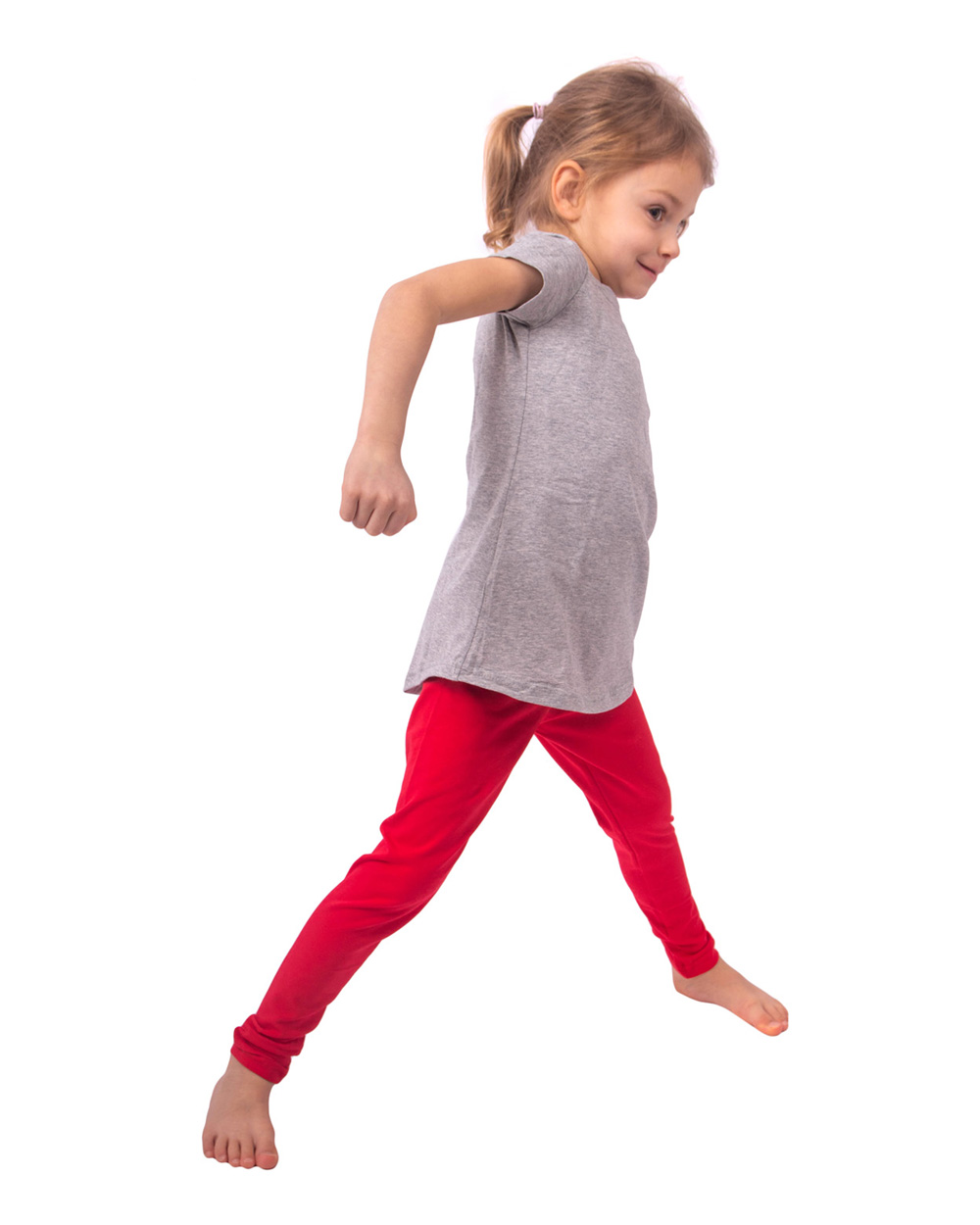 Children's leggings, red