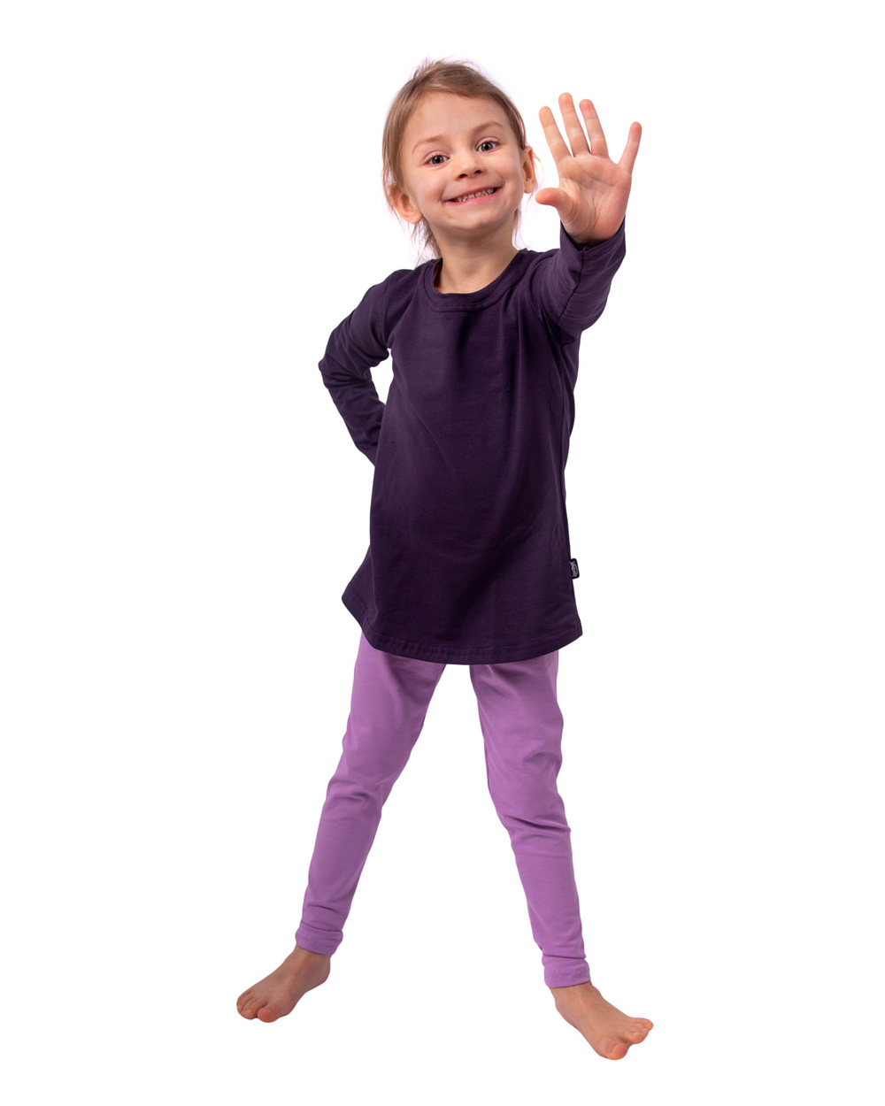 Children's leggings, lavender