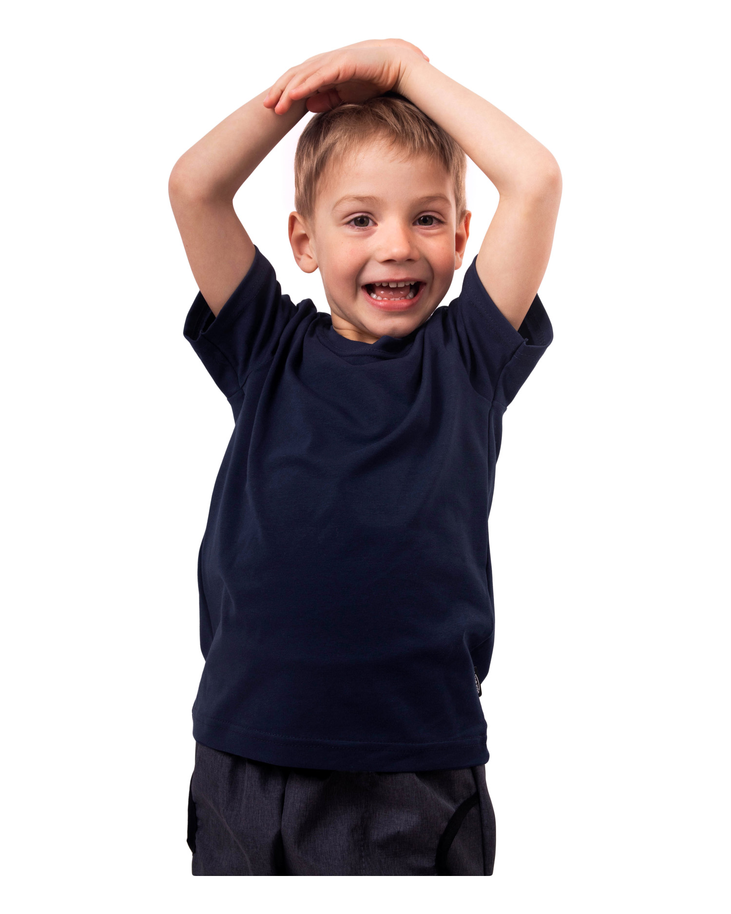 Children's T-shirt, short sleeve, dark blue