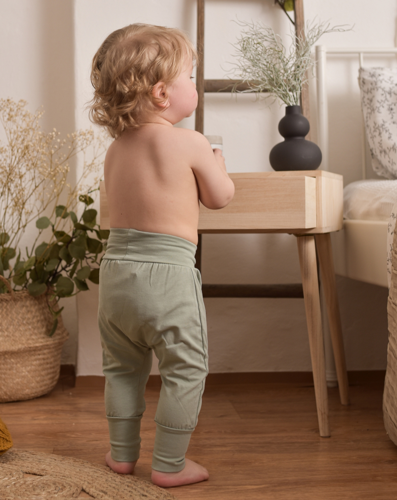 Baby Baggy Pants, Olive