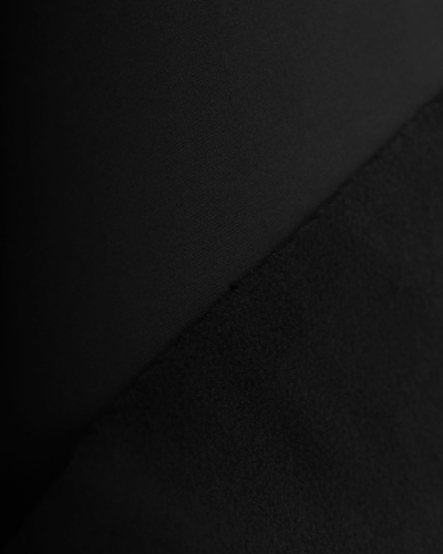Softshell zimní s fleecem, 1 metr, černý
