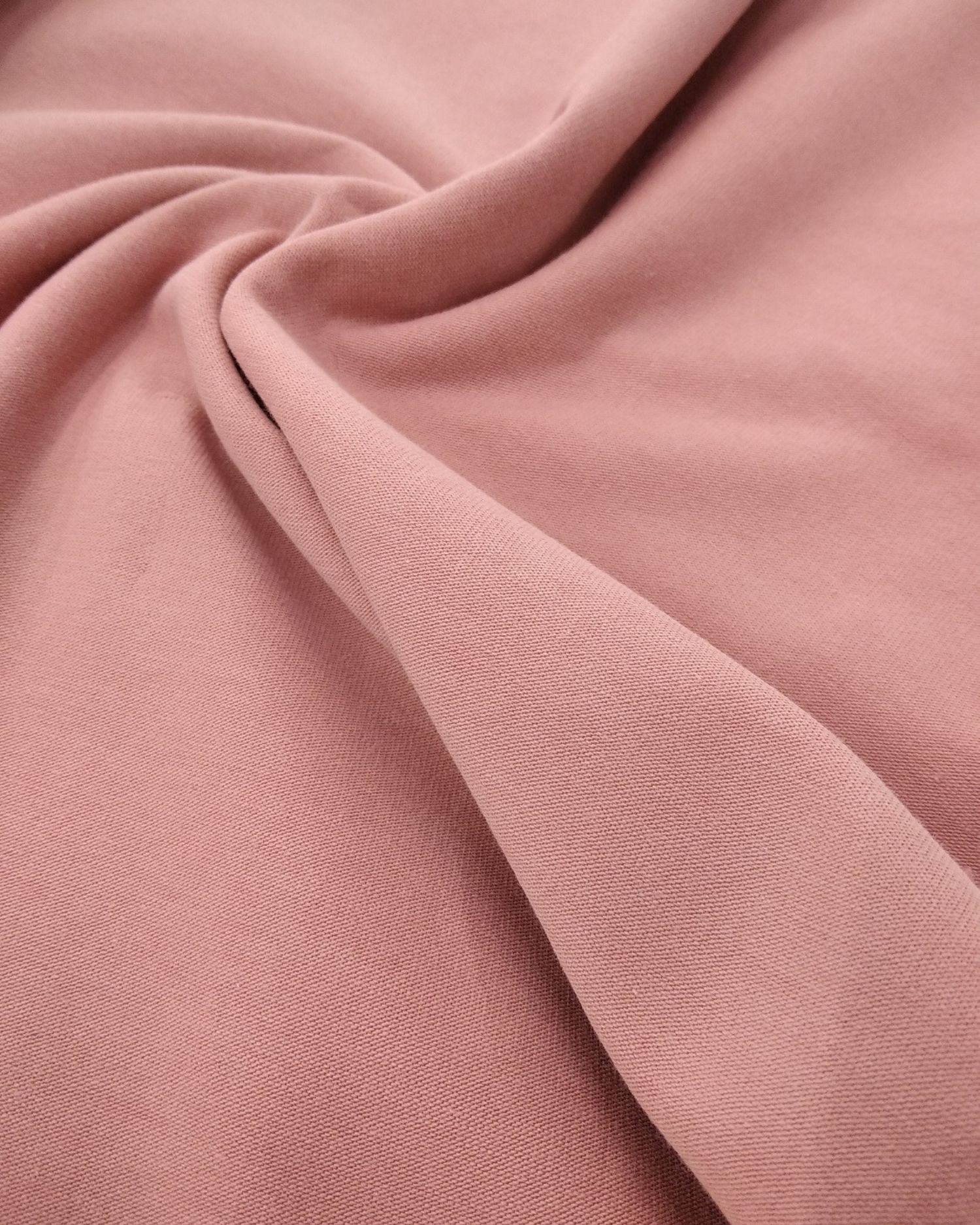 Cotton single Jersey with elastane, 1 meter, 185gr/m2, old rose