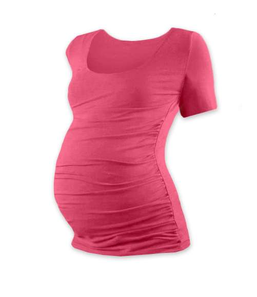 Maternity T-shirt Johanka, short sleeves, SALMON PINK