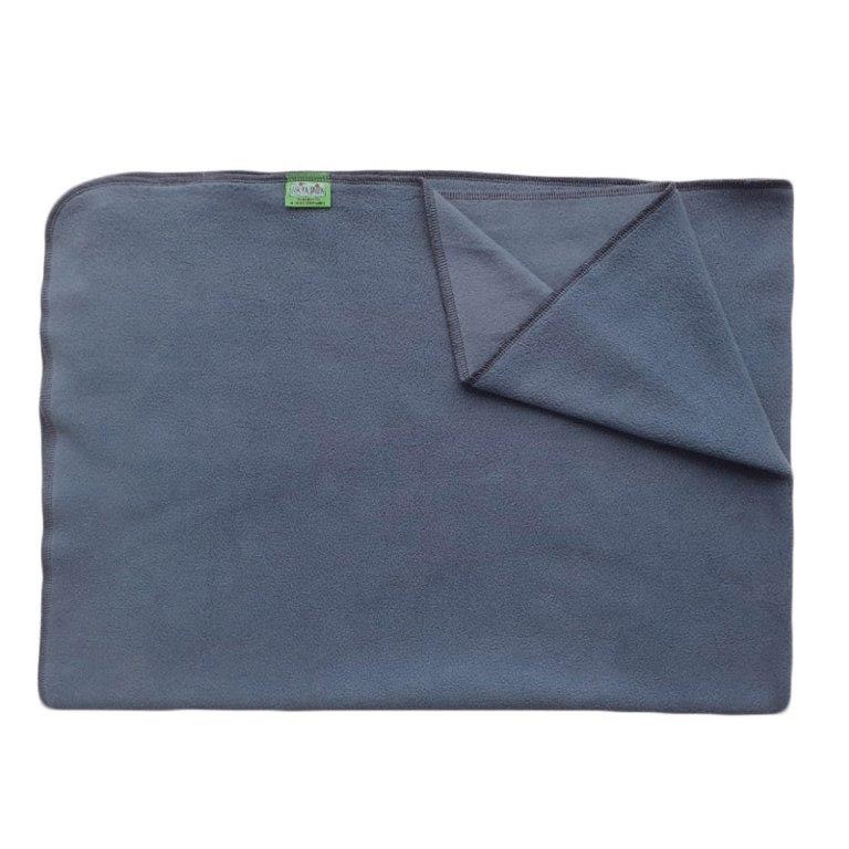 Obojstranná deka ľahká, fleece, modrá, rozmer 70x100cm