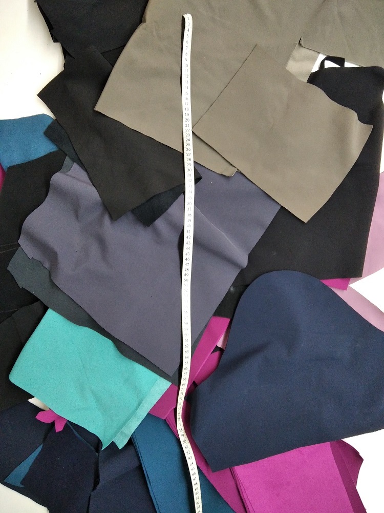 Fabric remnants, softshell OUTFITS, 1 kg, Your mix of colors