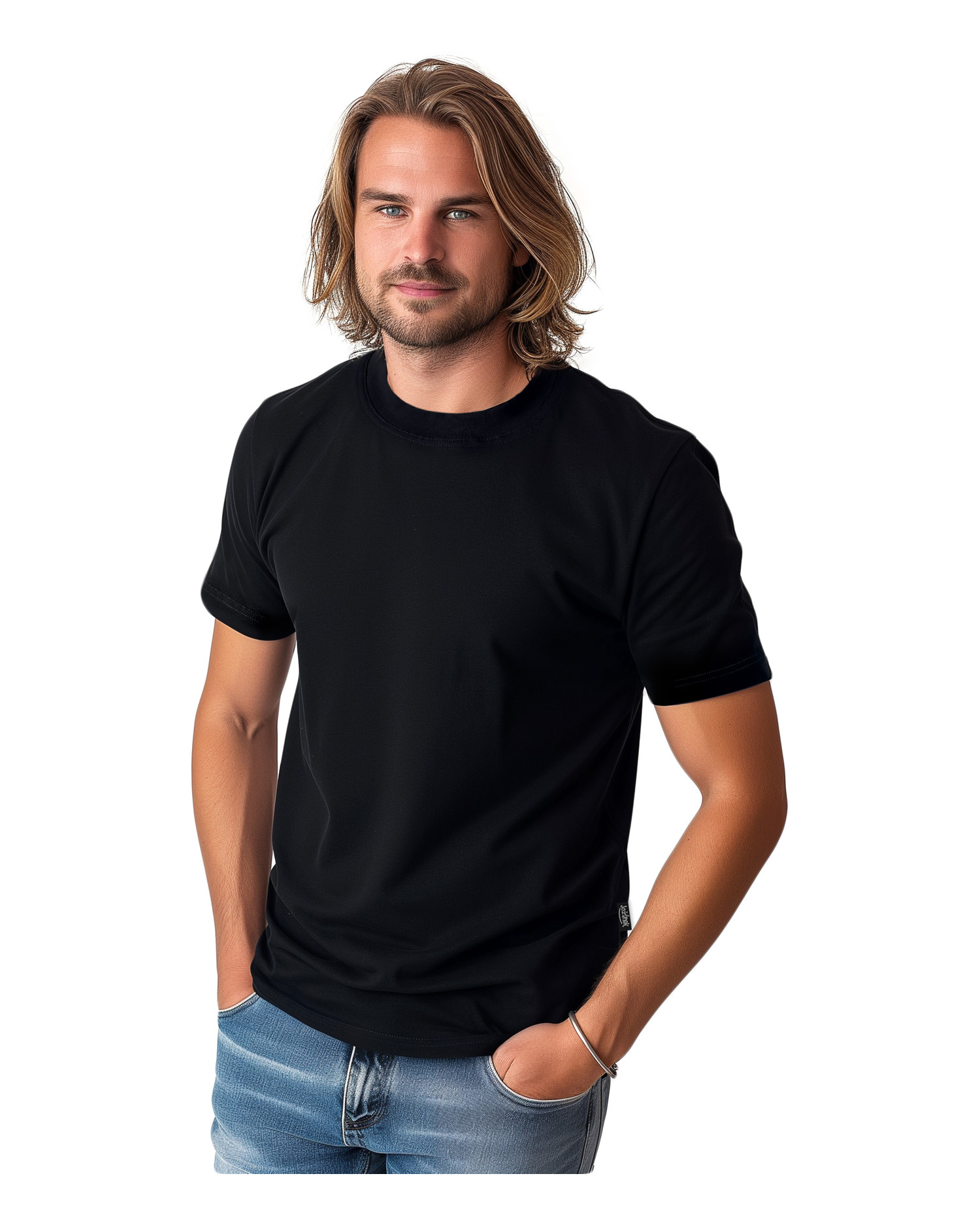 Men’s T-shirt Marek, short sleeve, black