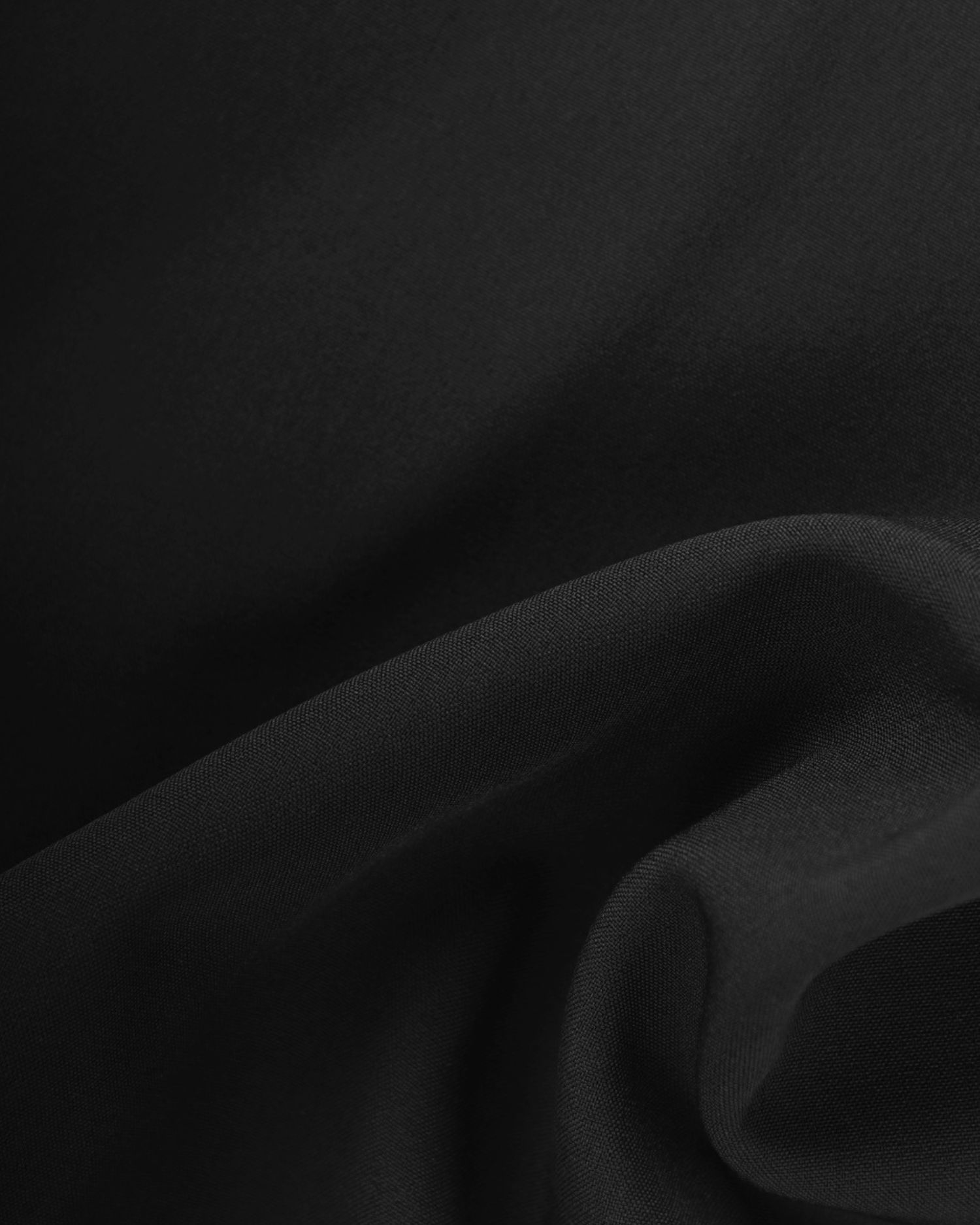 Softshell pružný odlehčený zimní s fleecem, 1 metr, černý