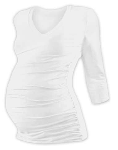 Maternity T-shirt Vanda, 3/4 sleeves, cream