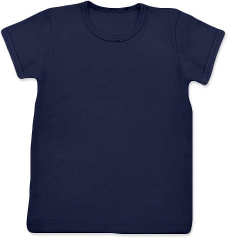 Shirt für Kinder, kurze Ärmel, dunkelblau