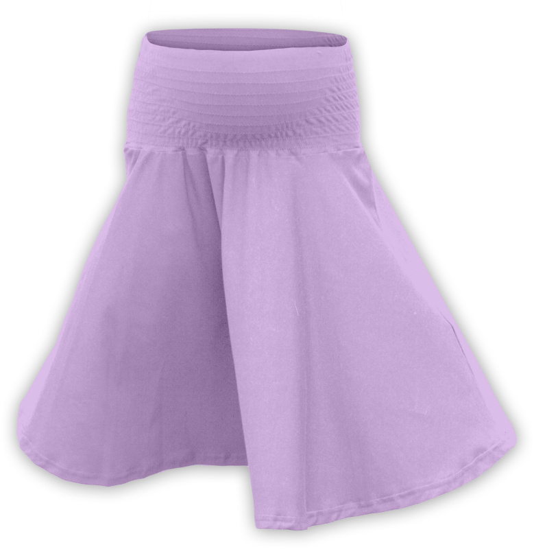 Women's circle skirt, lavender