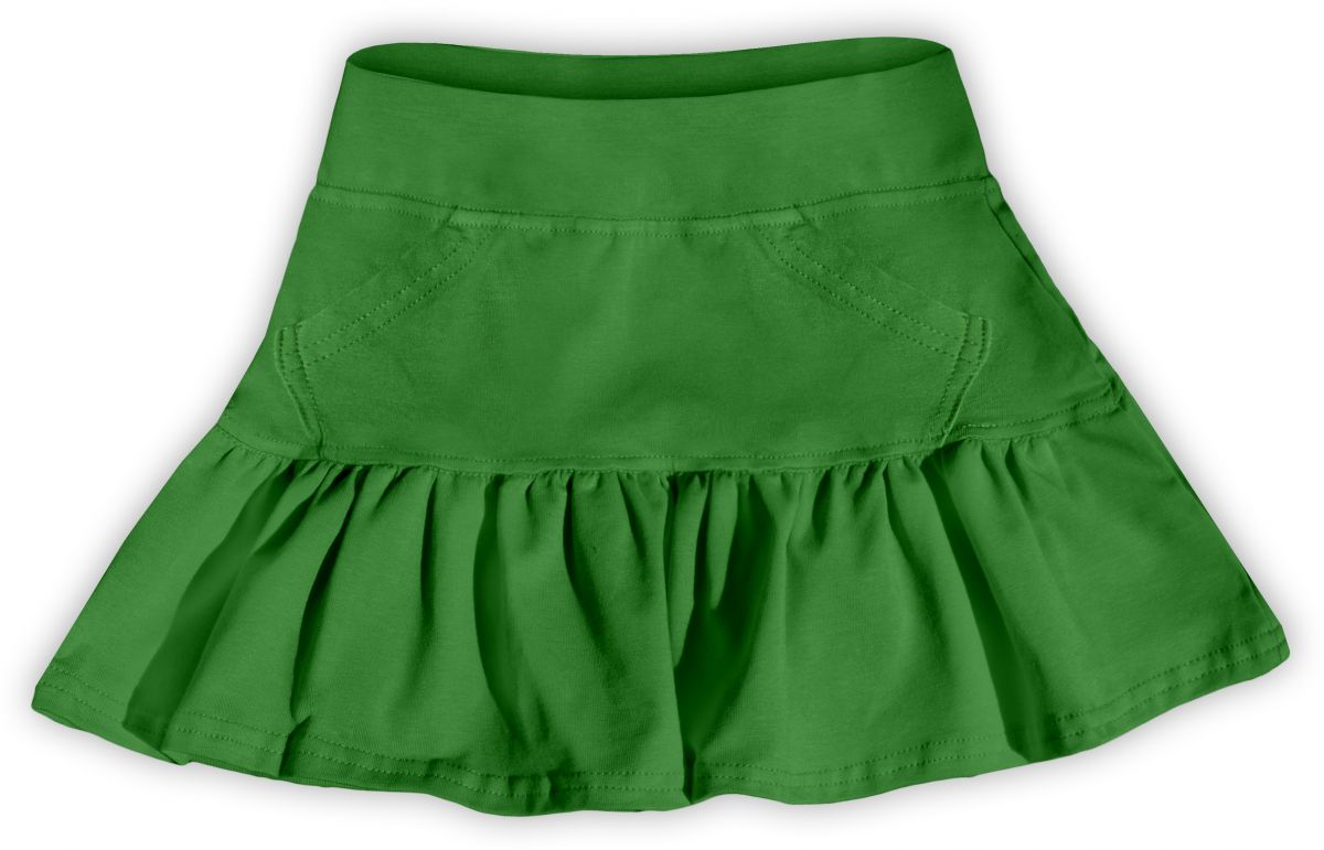 Girl's skirt, dark green