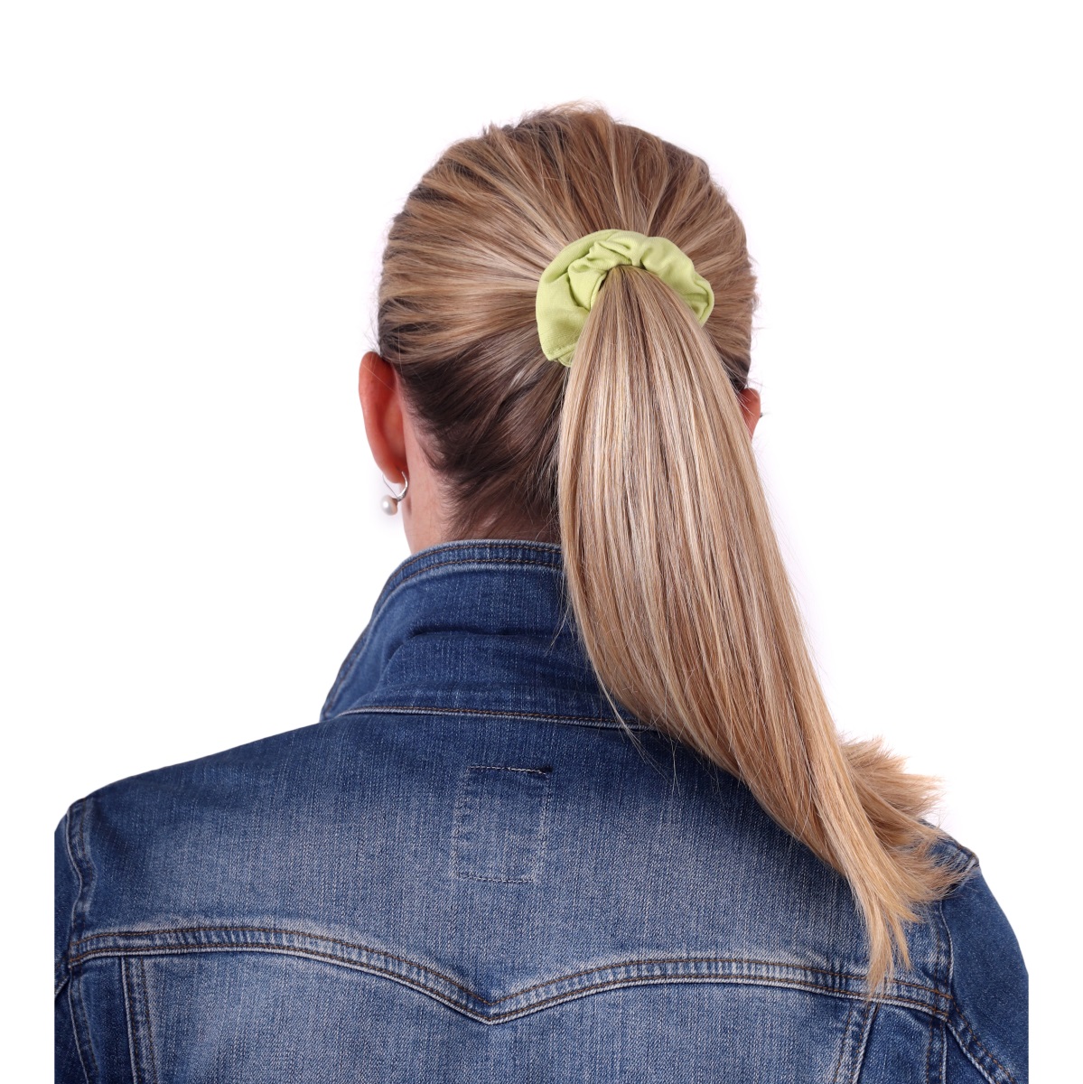 Fabric hair band, small, light green