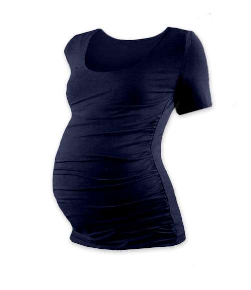 Maternity T-shirt Johanka, short sleeves, DARK BLUE