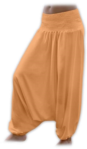 Tehotenské turecké nohavice, oranžové