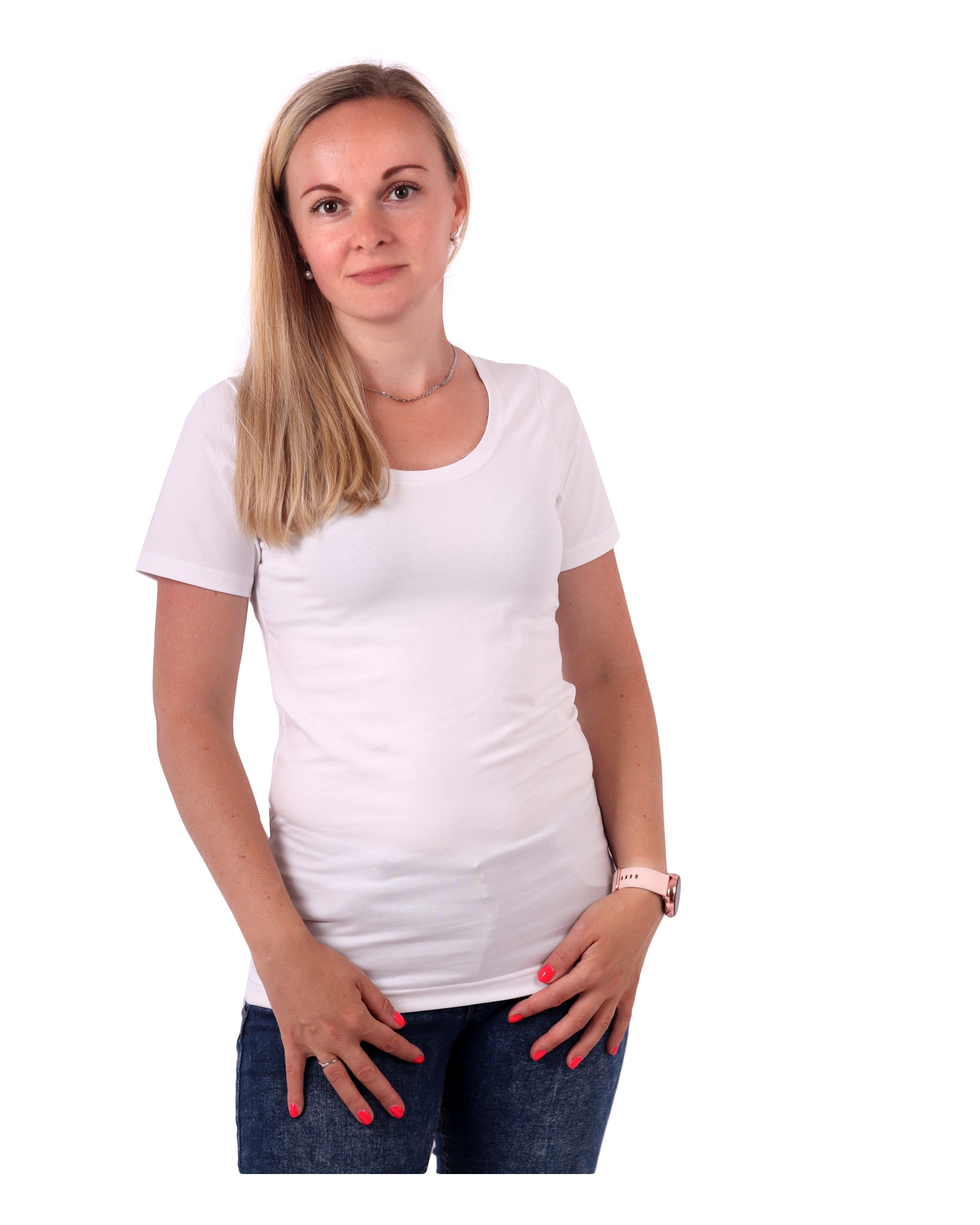 Women´s T-shirt Brigita, short sleeves, white