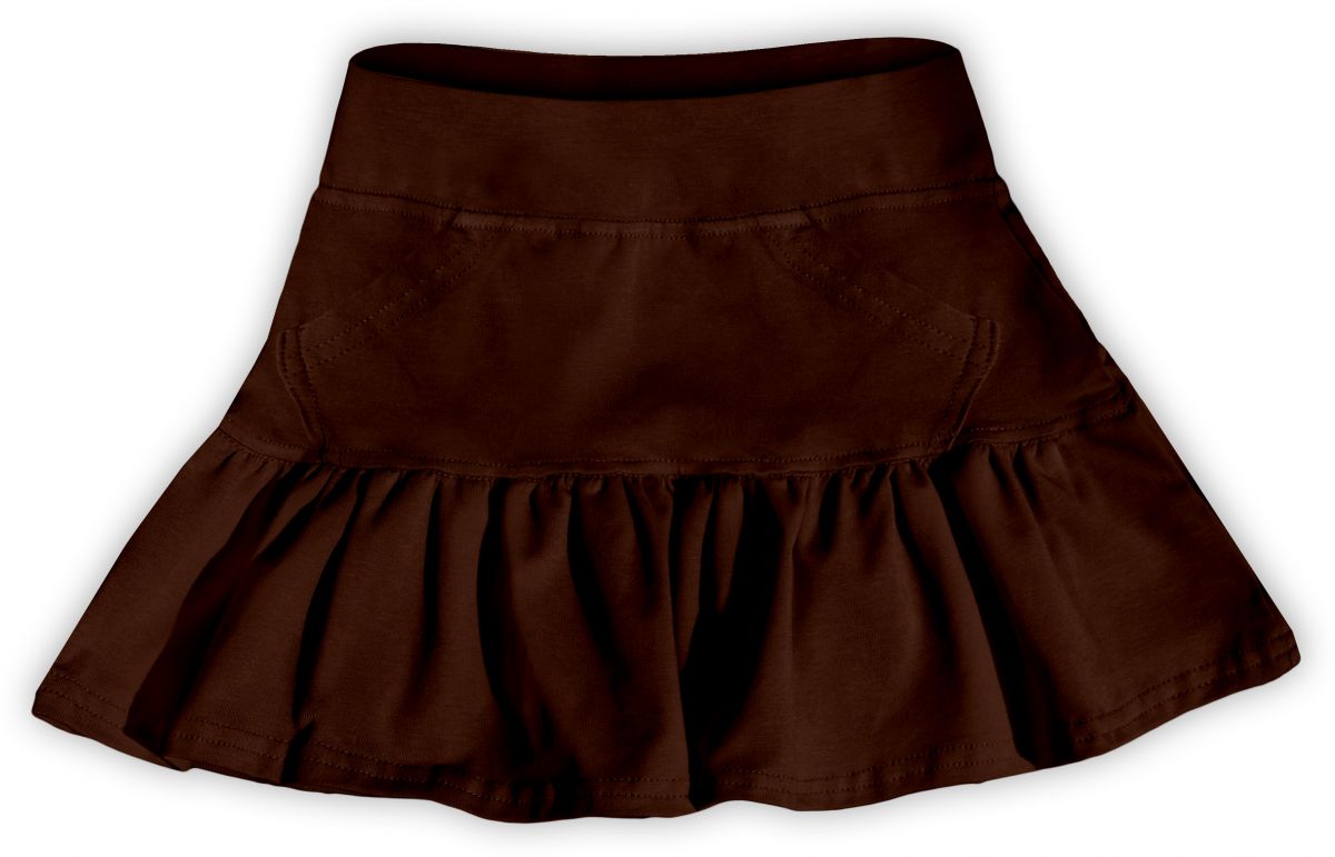 Girl's skirt, chocolate brown