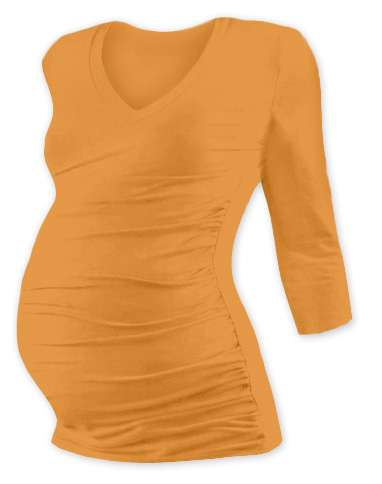 Maternity T-shirt Vanda, 3/4 sleeves, APRICOT