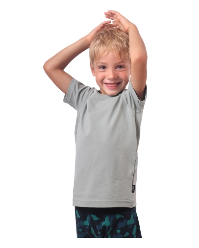 Children's T-shirt, short sleeve, olive green