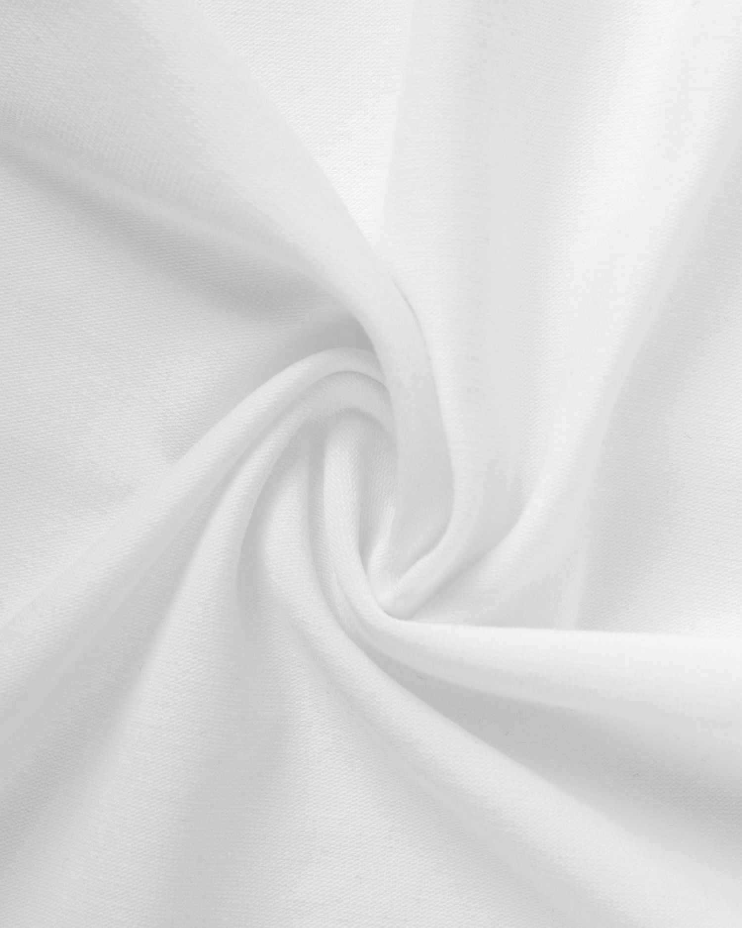 Baumwoll-Jersey mit Elasthan, 1 Meter, 185 g/m2, weiß