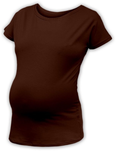 Maternity T-shirt Nikola, CHOCOLATE BROWN