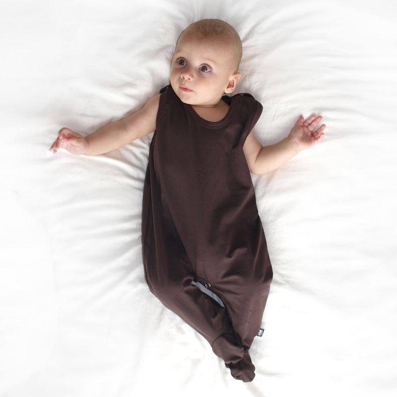 Baby romper, bodysuit, jumpsuit, chocolate brown