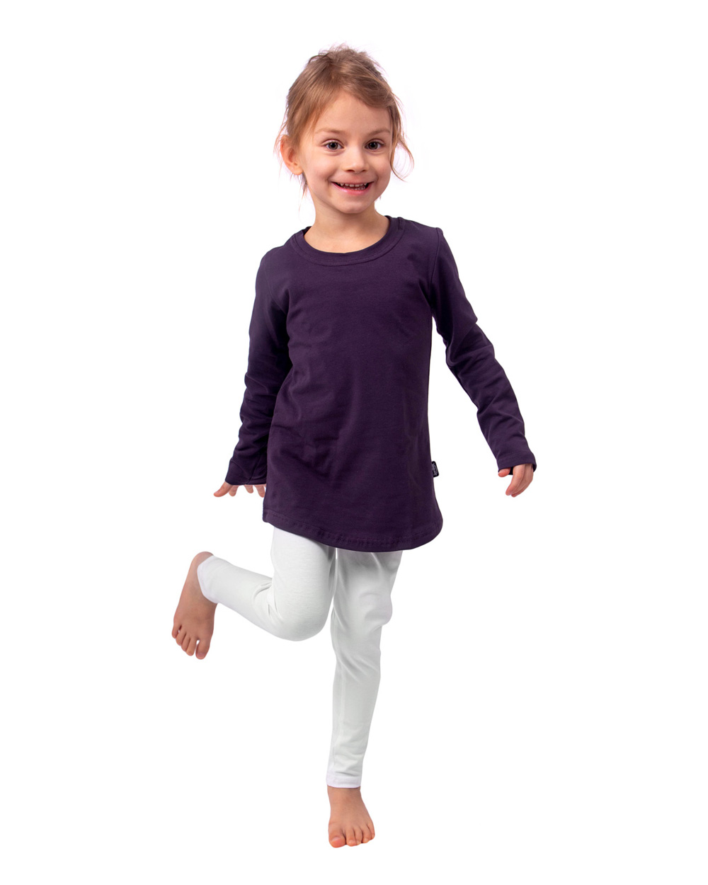Children's leggings, white 140