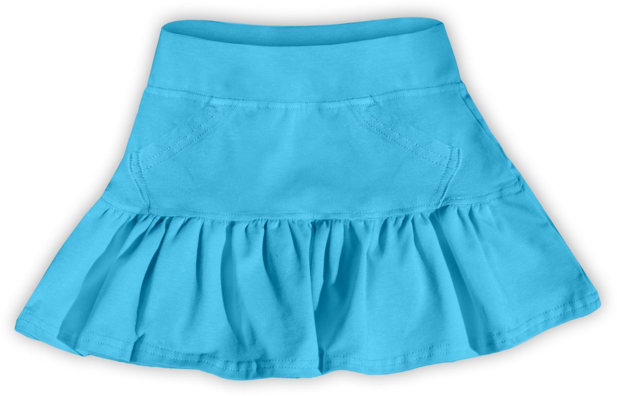 Girl's skirt, turquoise