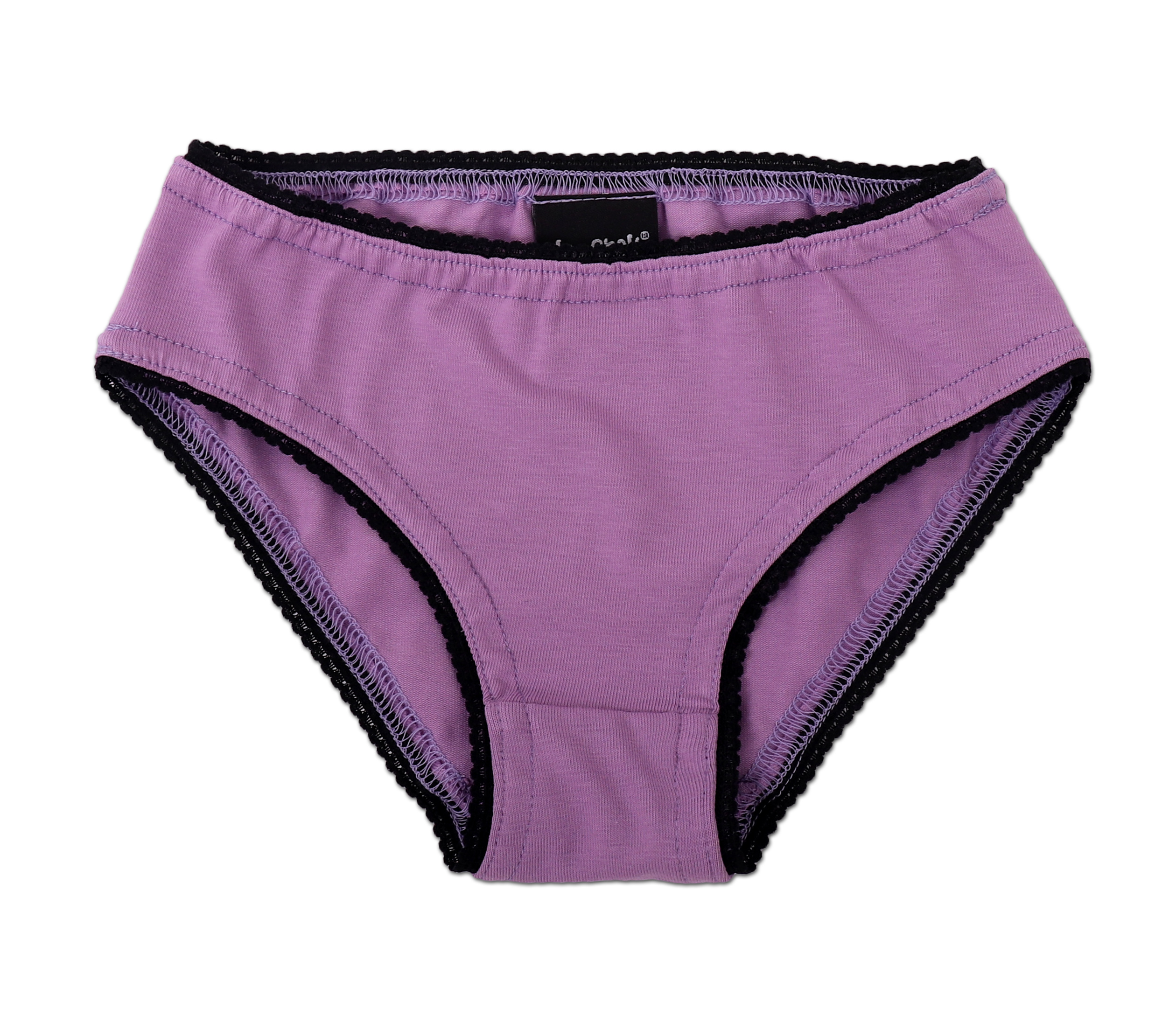 Girl's cotton panties, purple