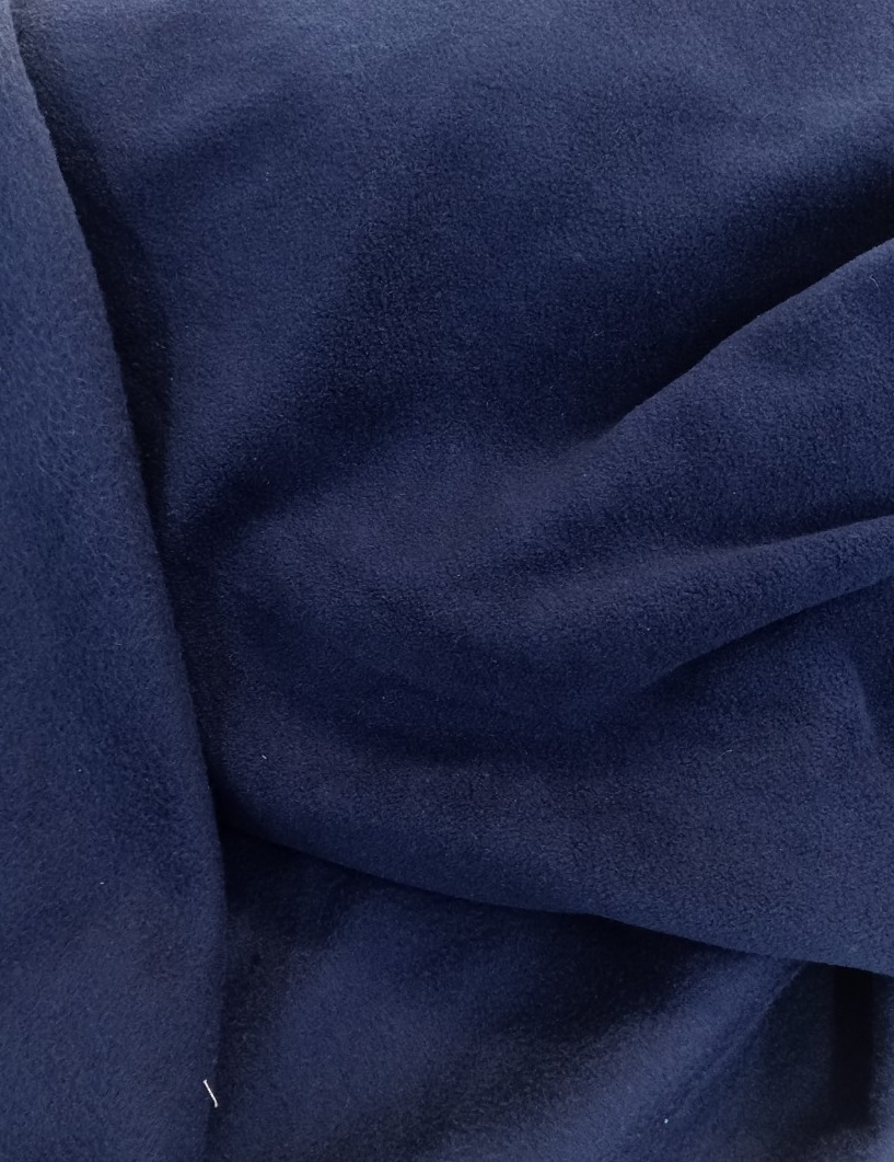 Fleece 240g, 1 metr, tmavě modrý