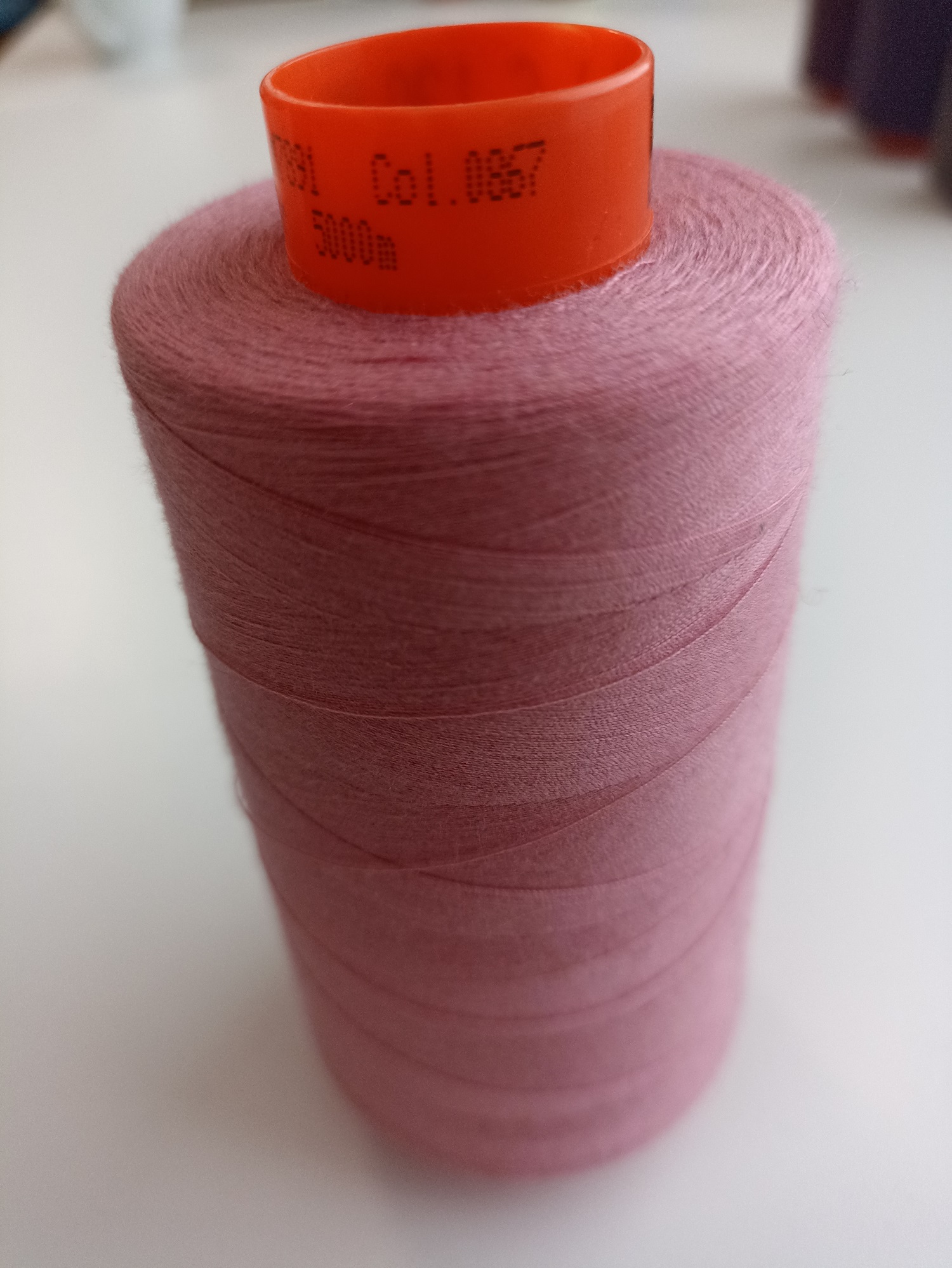 Polyesterová Nit Belfil-S 120, 5000m, světle růžová