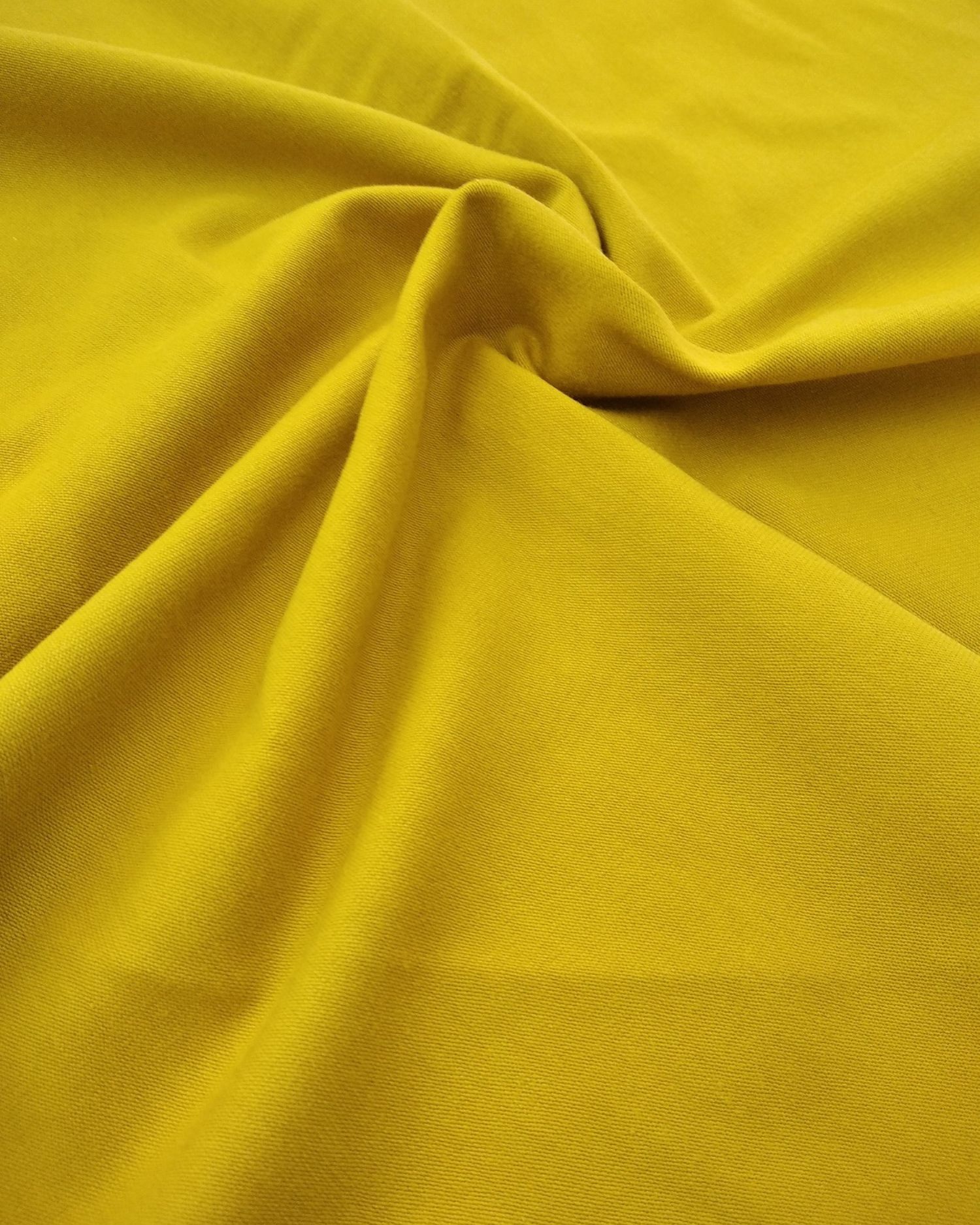 Cotton single Jersey with elastane, 1 meter, 185gr/m2, mustard