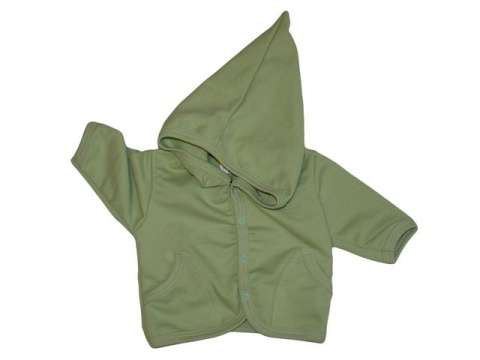 kojenecký kabátek s kapucí ZELENÁ 50