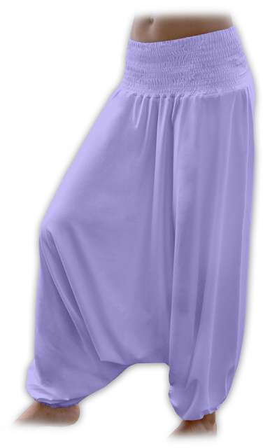 Tehotenské turecké nohavice, svetlo fialovej