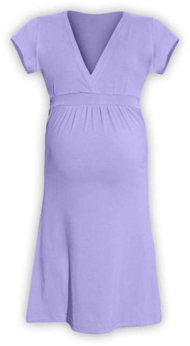 Tehotenské šaty Šarlota, svetlo fialovej