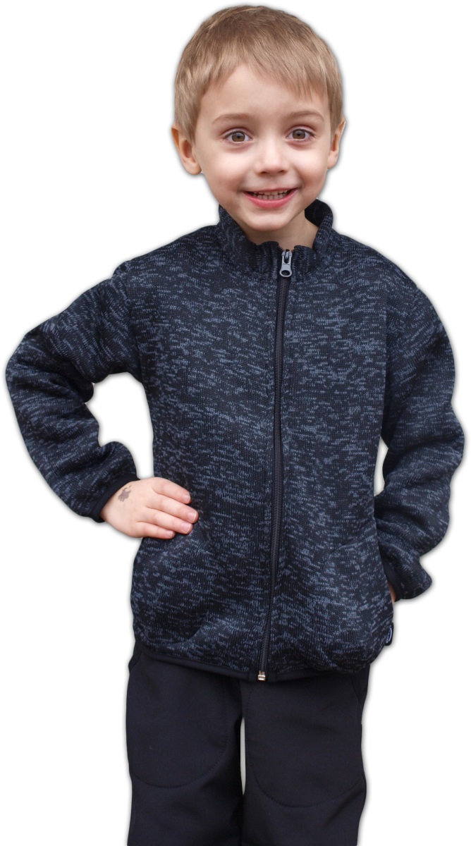 detský sveter detská mikina ČIERNA
