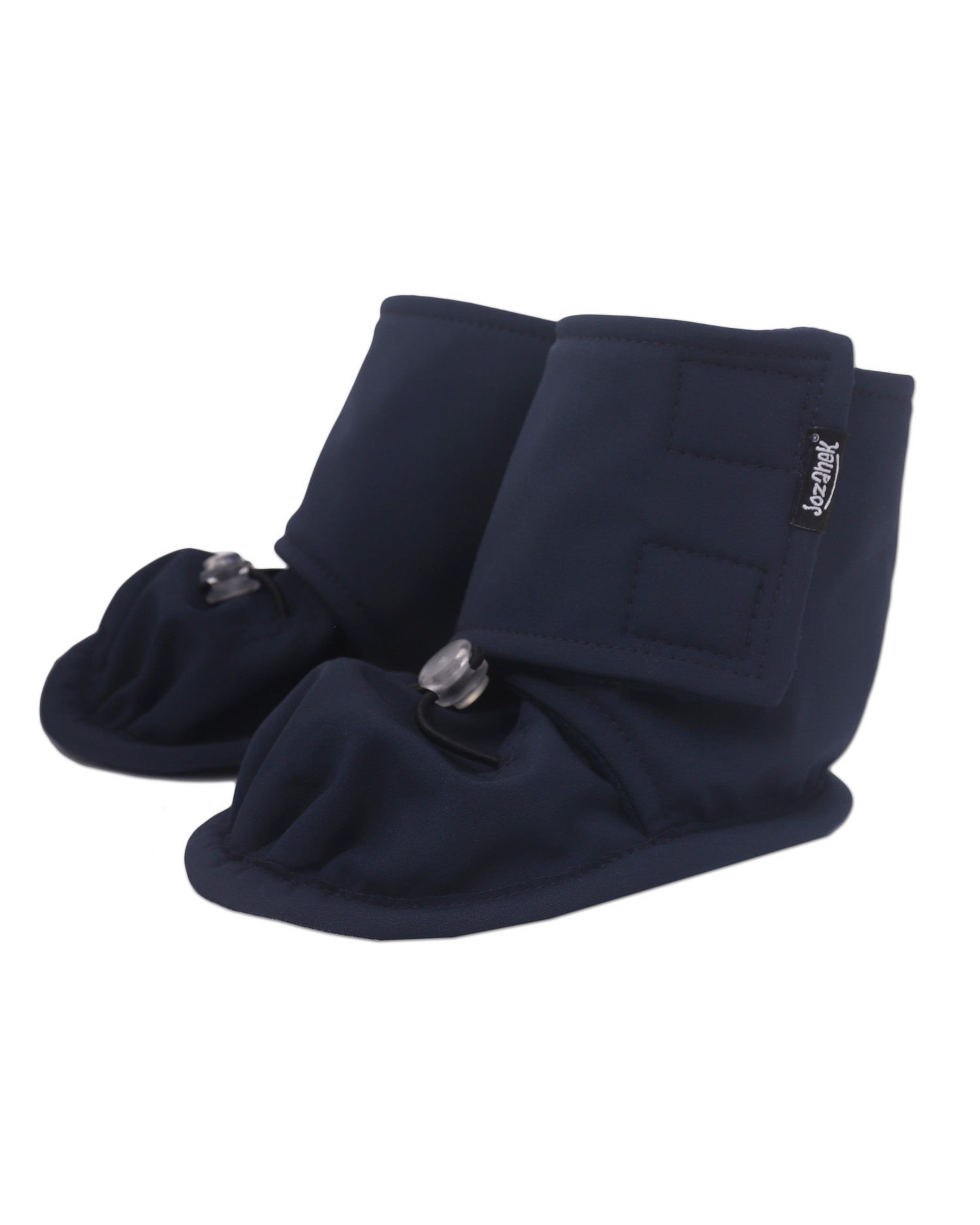 Zimné topánočky softshell + fleece, tmavo modrá / čierna