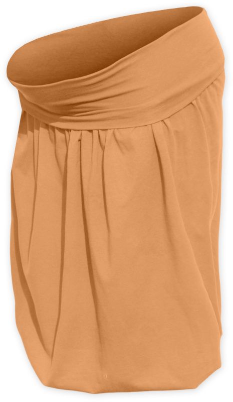 Tehotenská sukňa balónová Sabina, oranžová