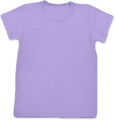 Dětské tričko, krátký rukáv, levandulové (světle fialové)