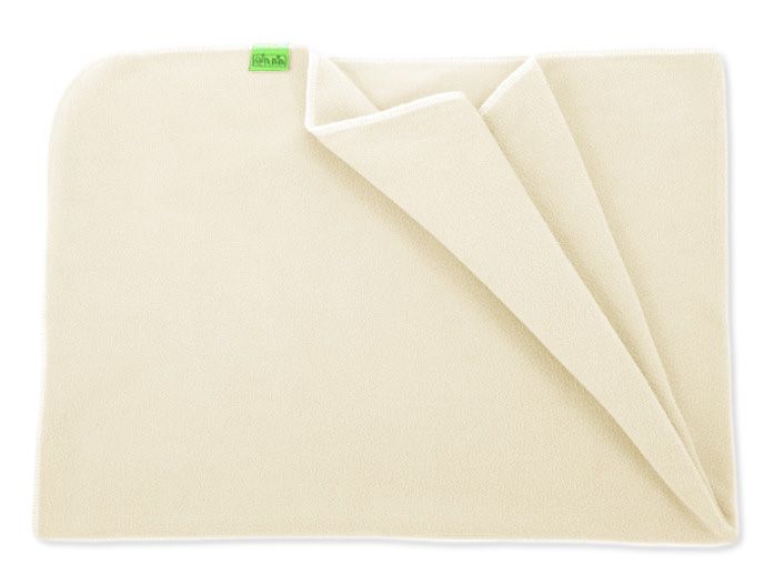Obojstranná deka ľahká, fleece, krémová, rozmer 70x100cm