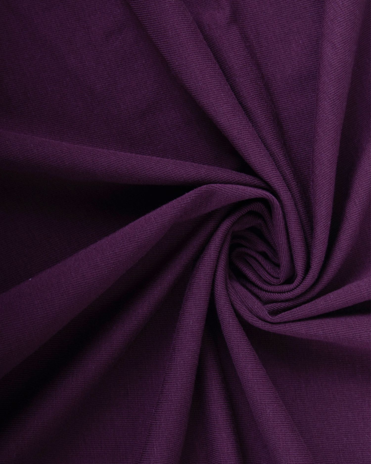 Bavlněný úplet s elastanem, 1 metr, 165gr/m2, tmavě fialový (švestkový)